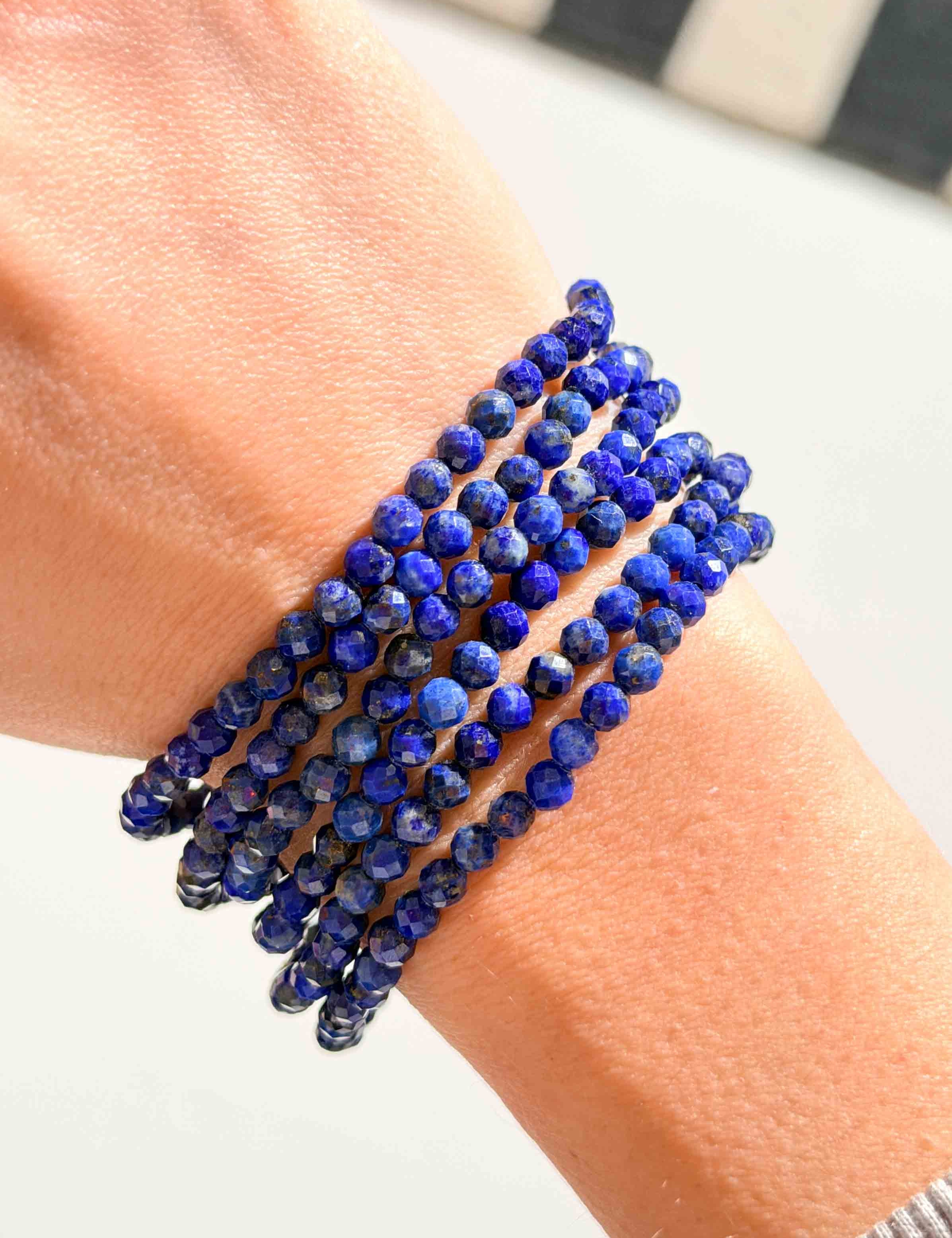 Λάπις Λάζουλι Faceted 4mm