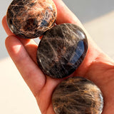 Μαύρη Φεγγαρόπετρα Palm Stone
